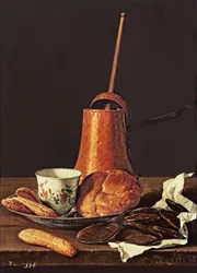 Stilleven met een Chocoladeservies, 1770